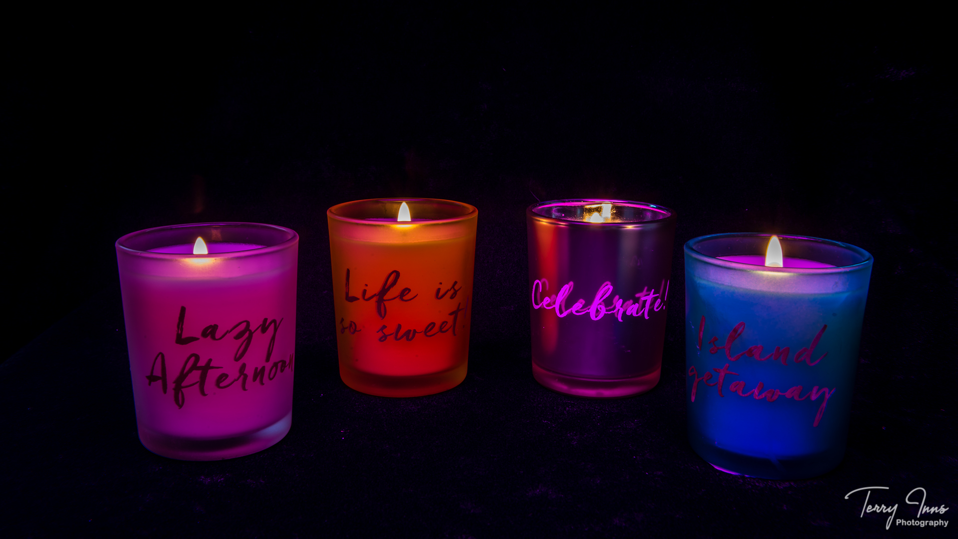 Arranging the candles