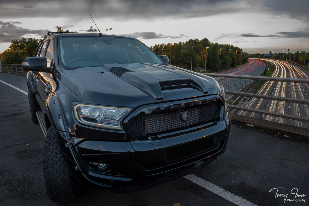 Capturing the truck with light trails