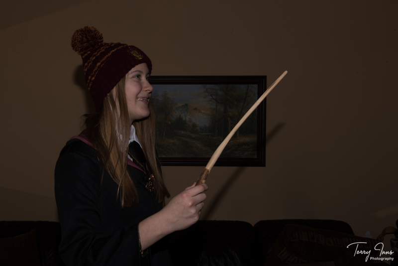 My daughter (A huge Harry Potter fan)